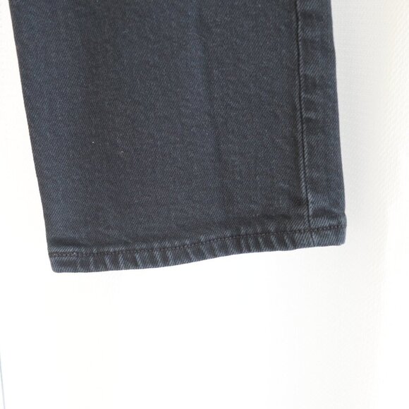 Aritzia Denim Forum The Arlo Hi-rise Straight Black Jeans Sz 24 - Picture 5 of 9